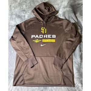 San Diego Padres Hoodie Mens Medium Nike MLB Baseball 2022 Postseason San Diego